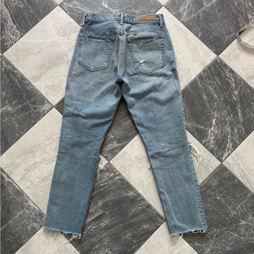 GRLFRND Karolina Distressed Denim Jean - Size 27 - EUC - Light Wash - Picture 9 of 10
